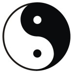 The "taijitu" or "yin-yang" symbol represents the interdependent nature of phenomenal life.